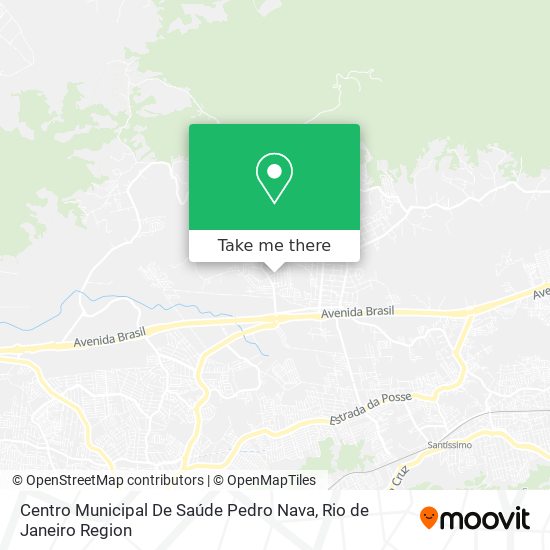 Mapa Centro Municipal De Saúde Pedro Nava