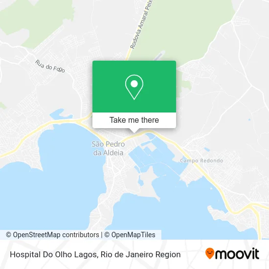 Hospital Do Olho Lagos map