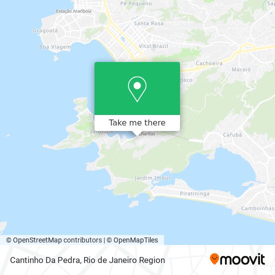 Cantinho Da Pedra map