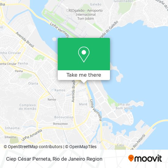 Ciep César Perneta map