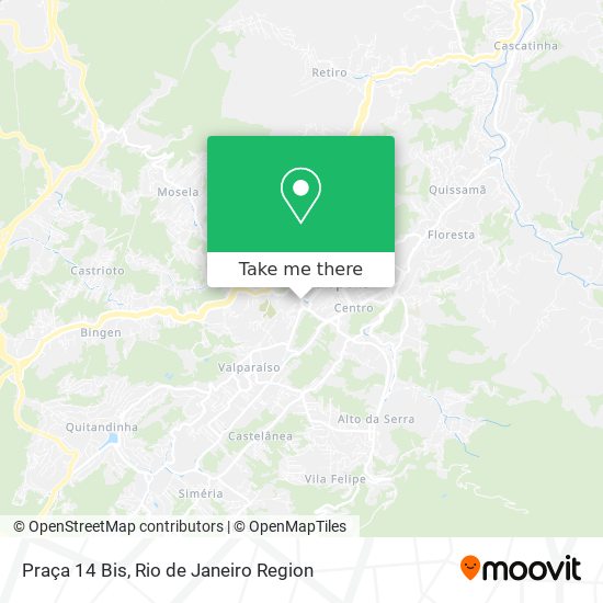 Praça 14 Bis map