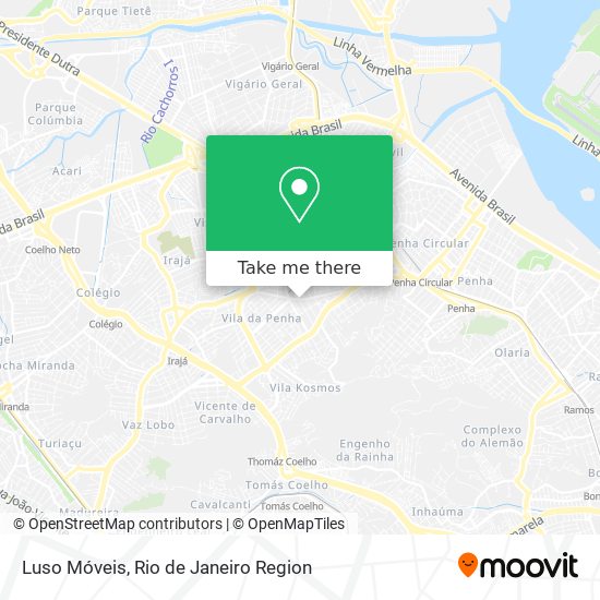 Luso Móveis map