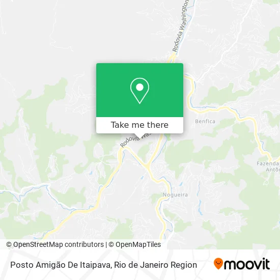Posto Amigão De Itaipava map