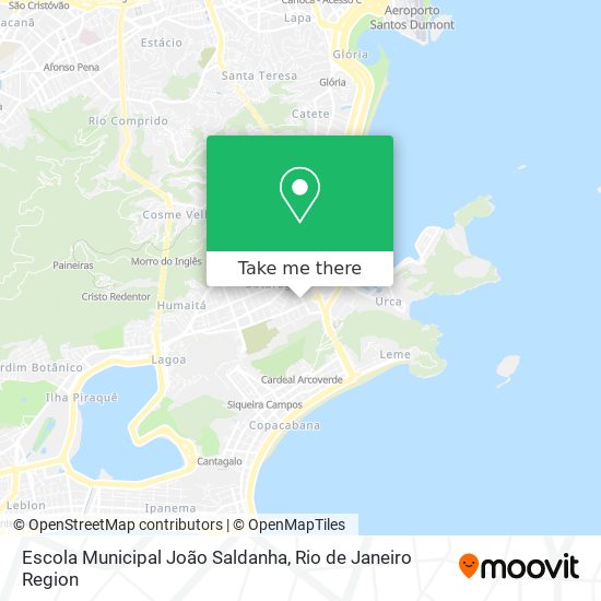 Mapa Escola Municipal João Saldanha