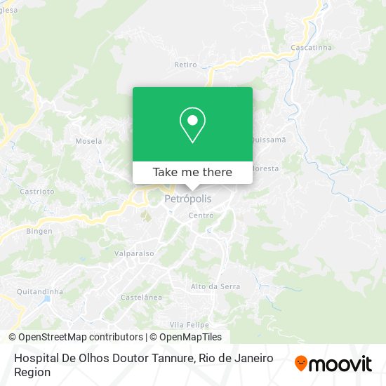 Hospital De Olhos Doutor Tannure map