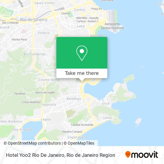 Mapa Hotel Yoo2 Rio De Janeiro