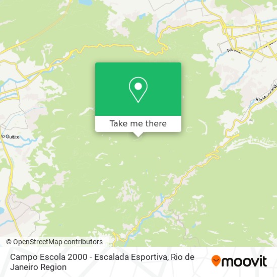 Mapa Campo Escola 2000 - Escalada Esportiva