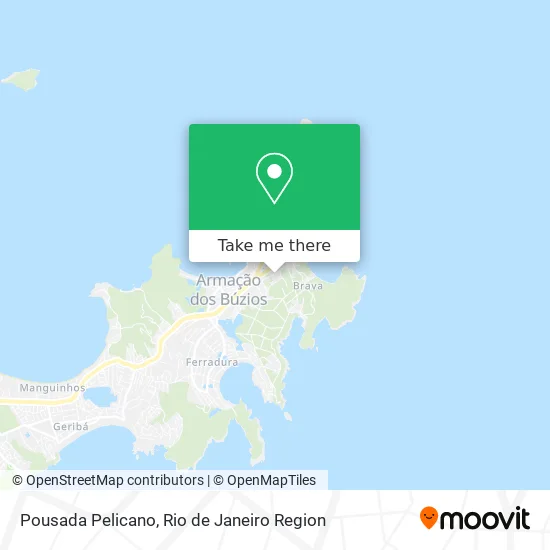 Pousada Pelicano map