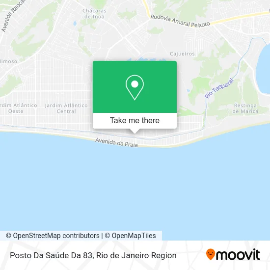 Posto Da Saúde Da 83 map