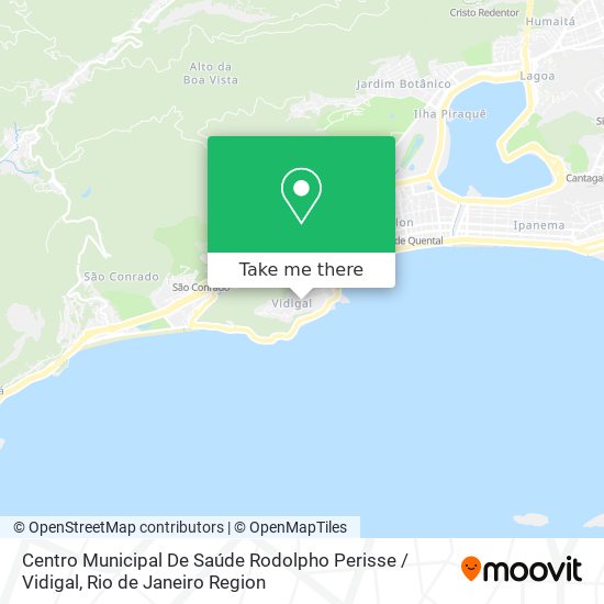 Centro Municipal De Saúde Rodolpho Perisse / Vidigal map