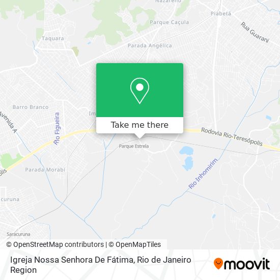 Mapa Igreja Nossa Senhora De Fátima