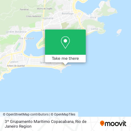 3º Grupamento Marítimo Copacabana map