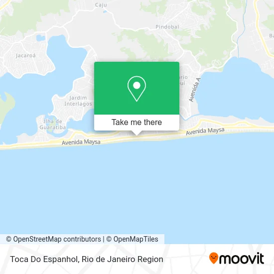 Toca Do Espanhol map