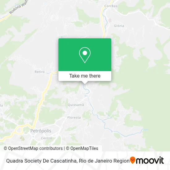 Quadra Society De Cascatinha map