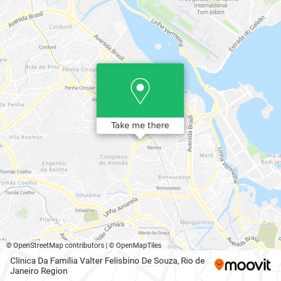 Clínica Da Família Valter Felisbino De Souza map