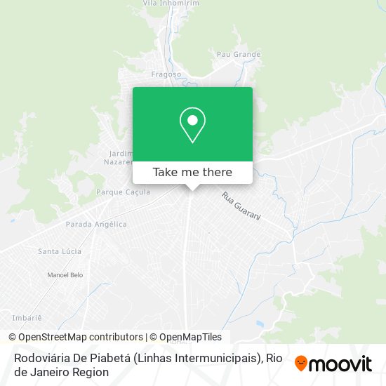 Rodoviária De Piabetá (Linhas Intermunicipais) map