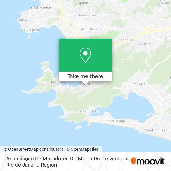 Associação De Moradores Do Morro Do Preventório map