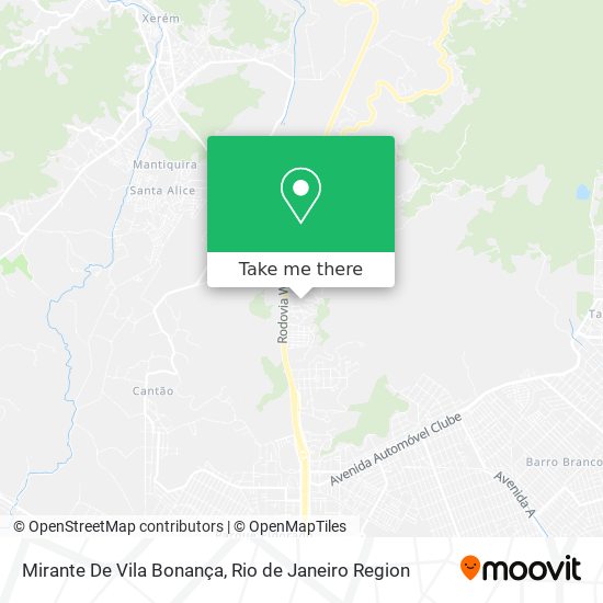 Mirante De Vila Bonança map