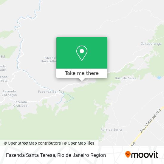 Fazenda Santa Teresa map