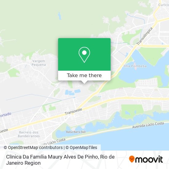 Clínica Da Família Maury Alves De Pinho map