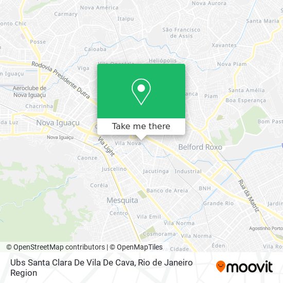 Ubs Santa Clara De Vila De Cava map