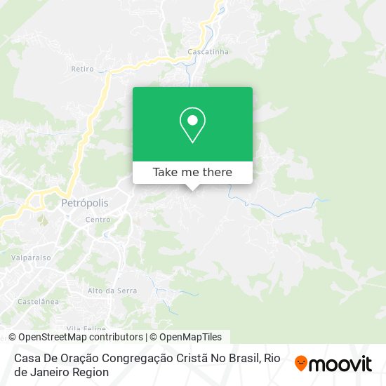 Casa De Oração Congregação Cristã No Brasil map