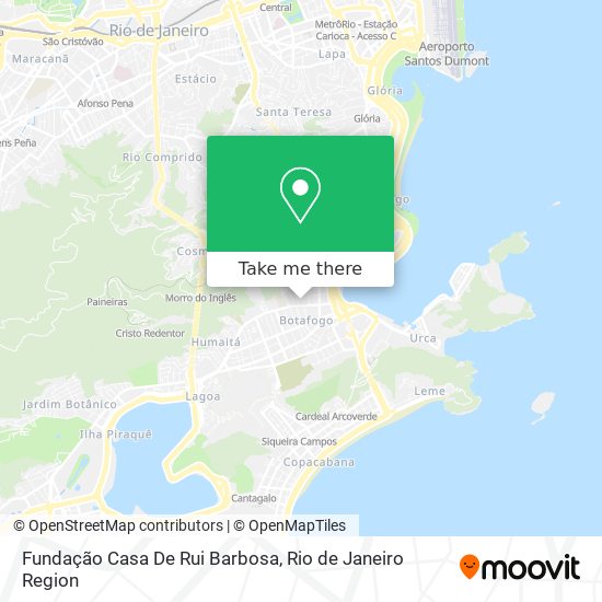 Mapa Fundação Casa De Rui Barbosa