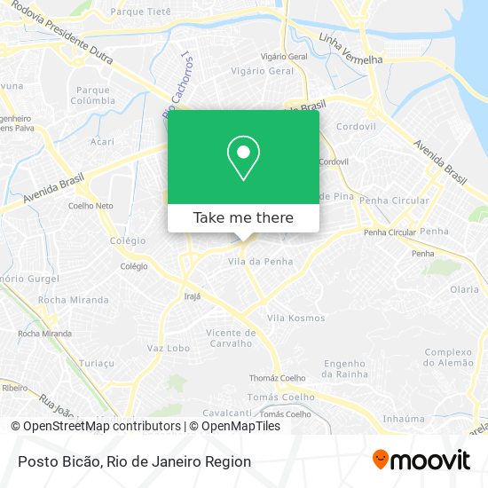 Posto Bicão map