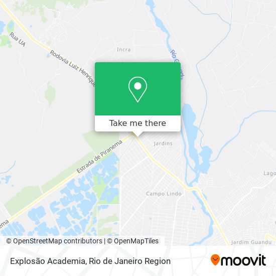 Mapa Explosão Academia