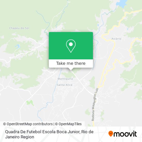 Quadra De Futebol Escola Boca Junior map