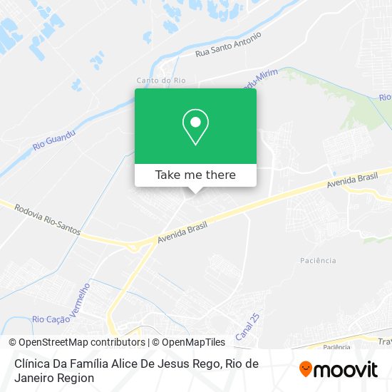 Clínica Da Família Alice De Jesus Rego map