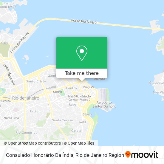 Consulado Honorário Da Índia map