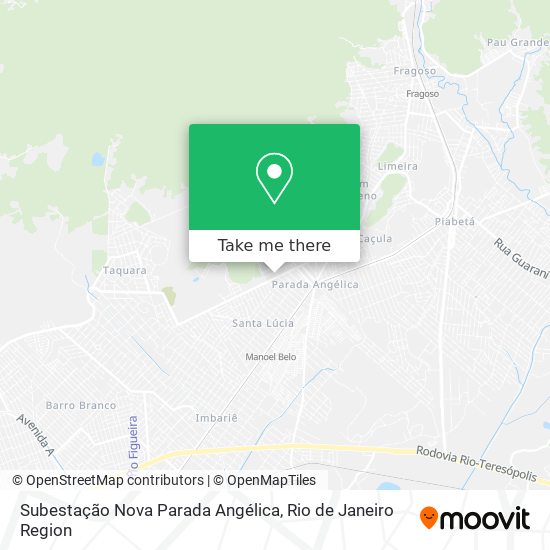 Subestação Nova Parada Angélica map