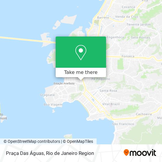 Praça Das Águas map