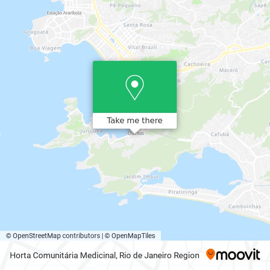 Horta Comunitária Medicinal map