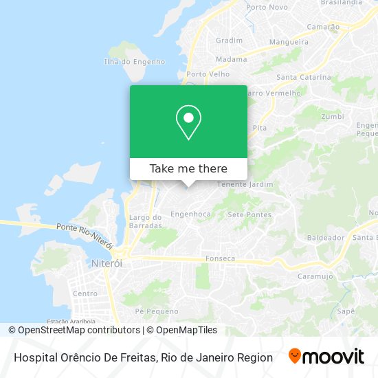 Hospital Orêncio De Freitas map