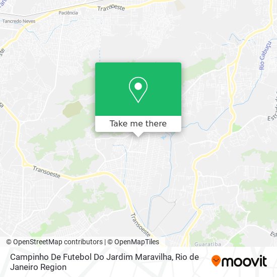 Campinho De Futebol Do Jardim Maravilha map
