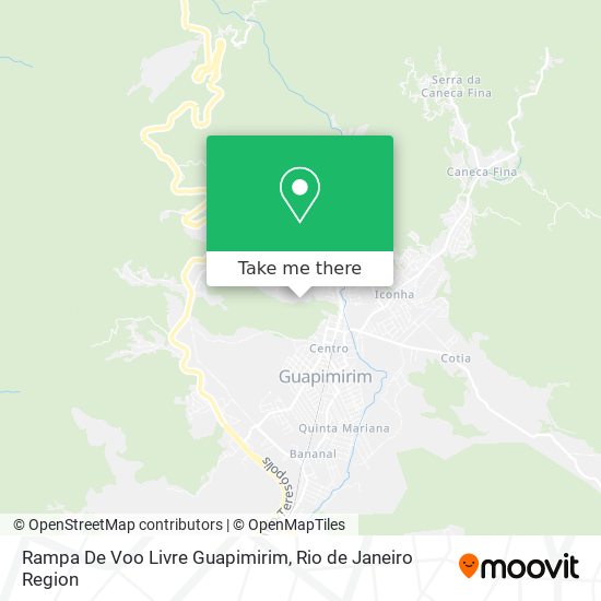 Rampa De Voo Livre Guapimirim map