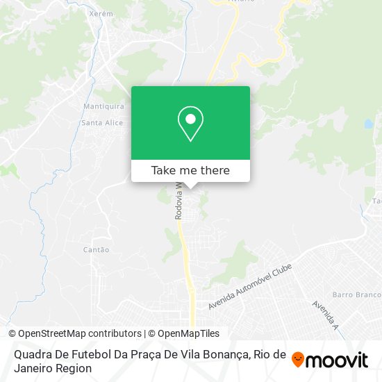 Quadra De Futebol Da Praça De Vila Bonança map