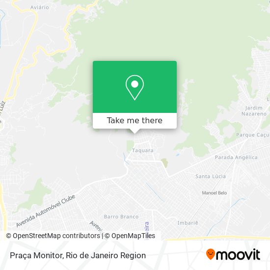 Praça Monitor map