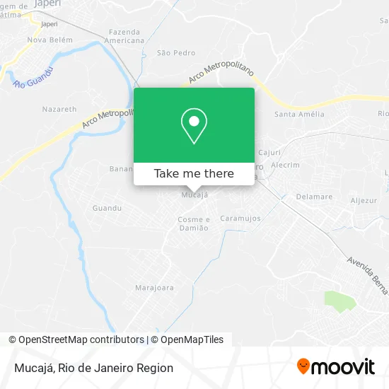 Mucajá map