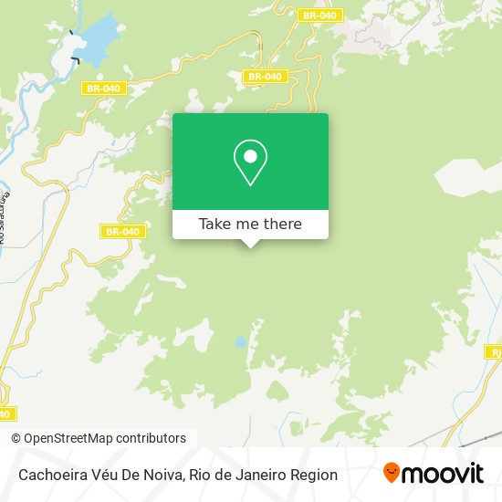 Cachoeira Véu De Noiva map