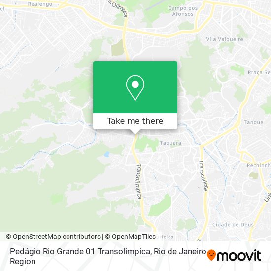 Pedágio Rio Grande 01 Transolimpica map