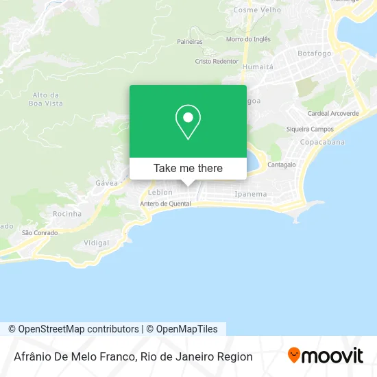 Afrânio De Melo Franco map