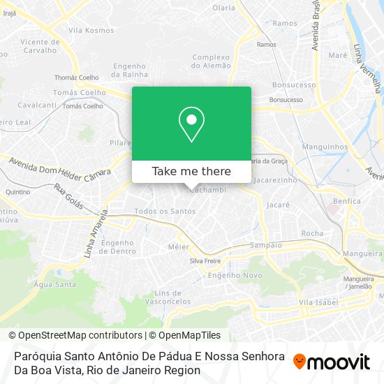 Paróquia Santo Antônio De Pádua E Nossa Senhora Da Boa Vista map