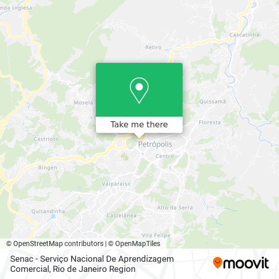 Senac - Serviço Nacional De Aprendizagem Comercial map