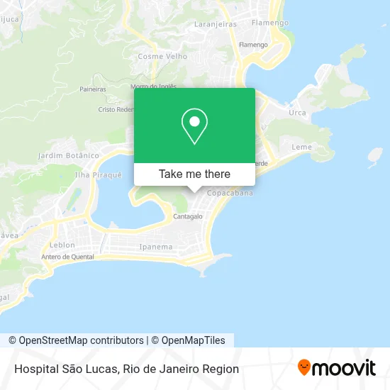 Hospital São Lucas map