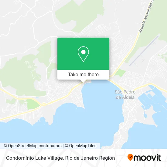 Condomínio Lake Village map