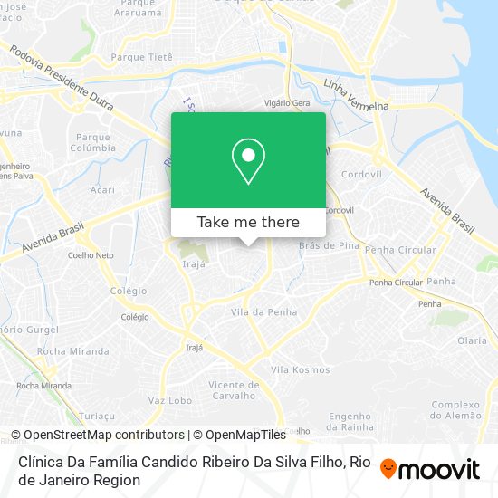 Clínica Da Família Candido Ribeiro Da Silva Filho map