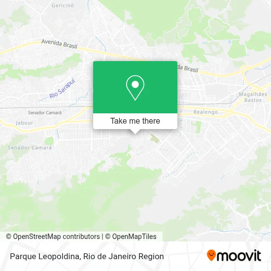 Parque Leopoldina map